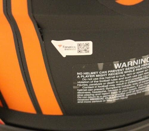Russell Wilson autografou o Denver Broncos Authentic Eclipse Helmet Fan 36555 - Capacetes NFL autografados