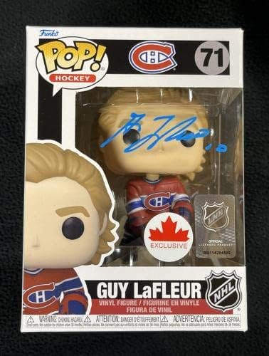 Guy Lafleur assinou Montreal Canadiens Funko Pop Figura JSA COA - Figuras autografadas da NHL