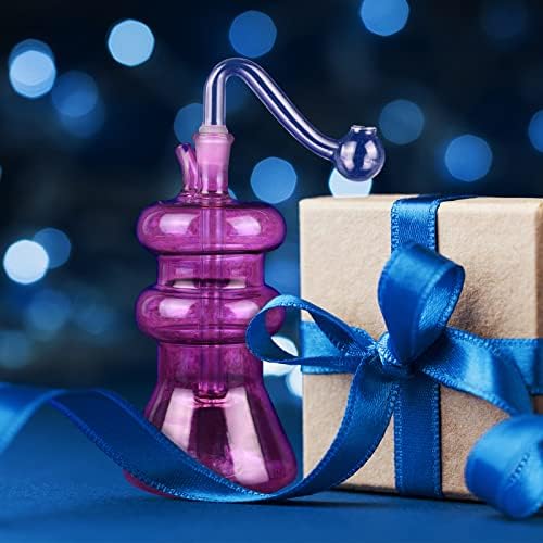 Mini garrafa de garrafa artificial Hastes transparentes vaso de vidro vaso de broto decorações de Natal para casa, vaso de casamento ou presente - claro