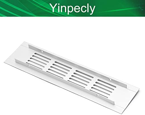 Yinpecly 1pc Alumínio de alumínio Air Ventra de 200mm Comprimento do retongle