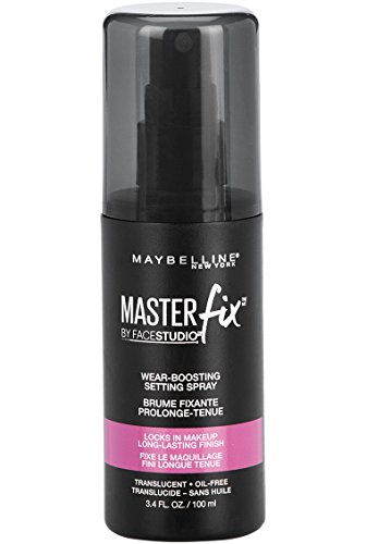 Maybelline New York Facestudio Master Fix Cetworking Spray, translúcido, 3,4 fl. Oz.