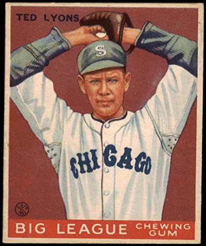 1933 Goudey 7 Ted Lyons Chicago White Sox VG/Ex+ White Sox