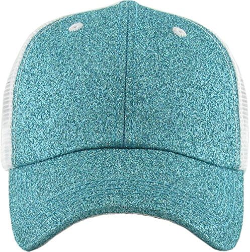 Capas de beisebol de novo e -rabo de glitter para mulheres de algodão e caminhoneiro de malha melhor feito com tags originais
