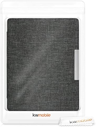 Case Kwmobile Compatível com Kobo Aura Edição 1 - Cover de fabrica de tecidos de estilo de livro Flip Folio Case -