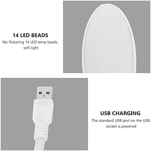 Solustre LED Night Light LED Night Light 2 Pack USB Reading Lamp, laptop USB Lâmpada de leitura Mini laptop lâmpada Teclado