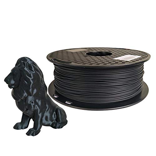 PLA MAX PLA+ Filamento preto PLA 1,75 mm Filamento da impressora 3D 1kg 2,2 libras 3D Resistência ao material de