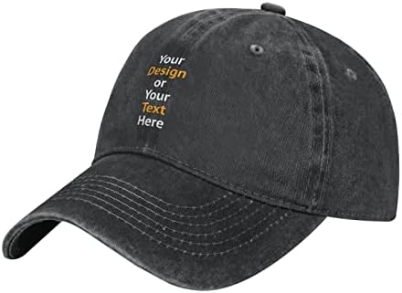 Capas de chapéu personalizadas lavadas chapéus de cowboy ajustáveis ​​projetam seu chapéu de beisebol hat hat unisex
