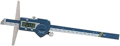 XDCHLK 0-200 mm Aço inoxidável Eletrônico digital Vernier Palier de profundidade Micrômetro de caliper vernier Ferramenta de medição