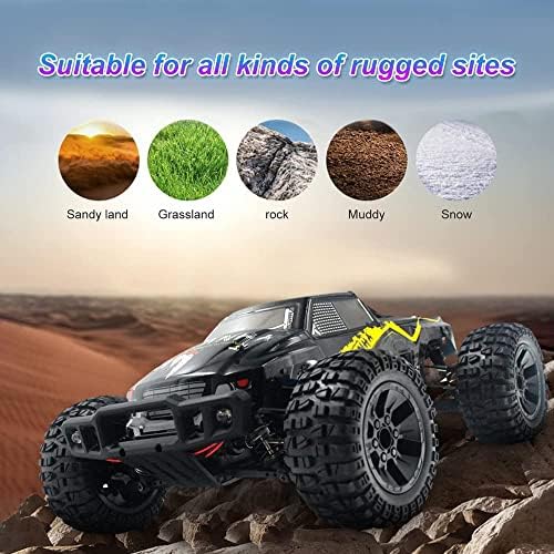 Carros prendre RC, 1:10 Escala Todo o carro de controle remoto, 4WD 2,4 GHz fora da estrada Alta velocidade 40 km/h RC Monster Truck Racing Cars, presentes de natal para crianças e adultos