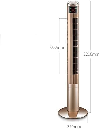 ISOBU LILIANG-- Mini Fã da Torre Vertical de Khaki para uso doméstico, Timer inteligente de exibição Digital LED Screen 30S Cool