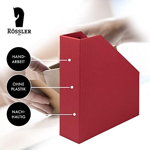 Rossler Soho A4 85mm Revista Caixa - Vermelho