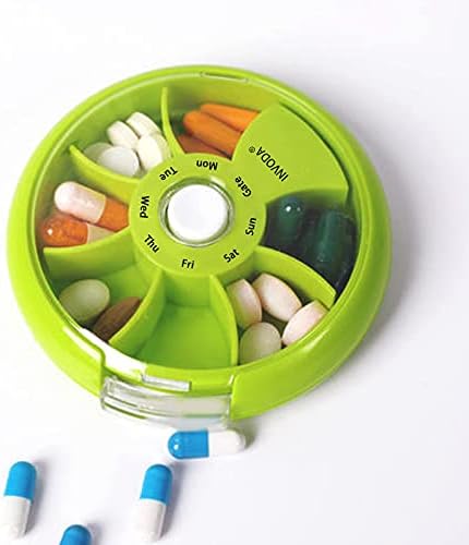 Cascas de comprimidos para organizador de pílula semanal de comprimidos de comprimidos de comprimidos semanal