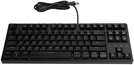 Teclado de computador mecânico STK130, teclado ergonômico de 87 -KEYS GAMING RGB, para o escritório de jogos em casa