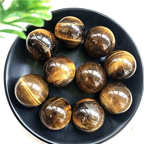 Suweile JJST 1PC Natural Tiger Crystal Sphere Ball Orb Gem Stone Healing 0308