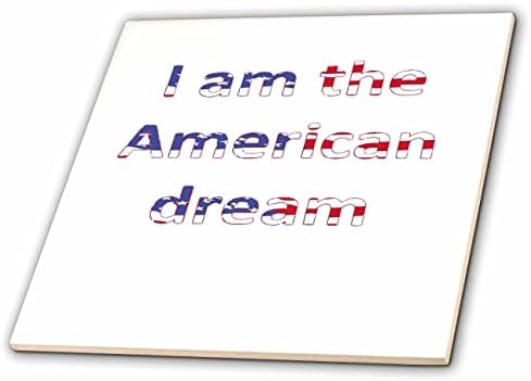 3drose eu sou a prosperidade e sucesso dos sonhos americanos - telhas