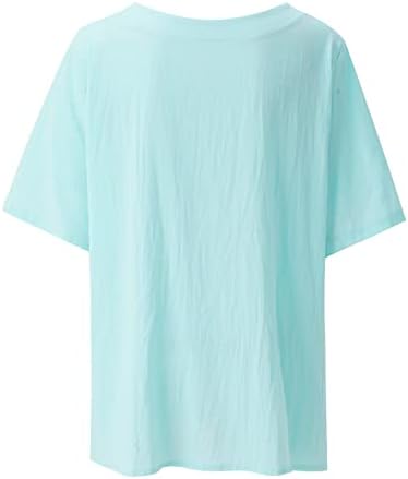 Camiseta feminina camisetas plus size size feminino redondo pescoço raglan manga bainha fenda solta manga curta decoração de botão