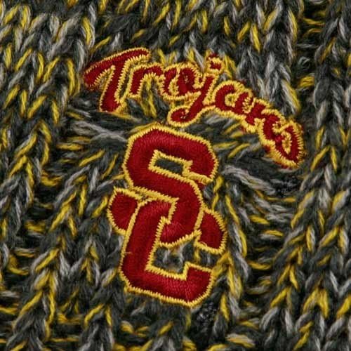 Nike USC Trojans Ladies Gold Cable Knit Beanie com abas