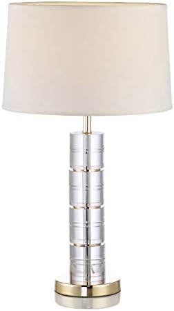Lâmpada de mesa decorativa da lâmpada de mesa ZXZB, lâmpada de manuseio e27 do corredor de entrada da noite de cristal de cristal de cristal e27 Lâmpada de leitura de botão/36 * 58cm