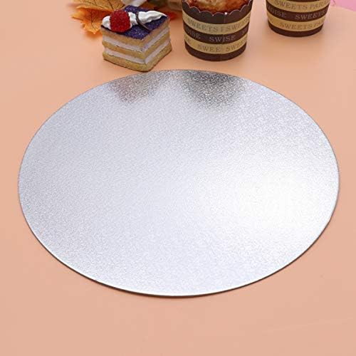 Bandeja de porção Doitool Sirvando que serve Beas de papelão de bolo de bolo redondo de 20pcs para decoração de bolo