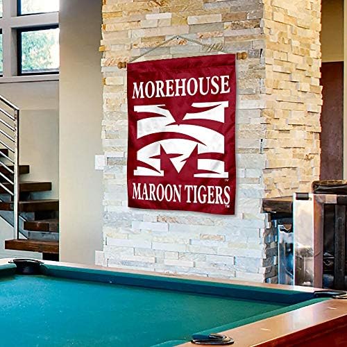 Morehouse Maroon Tigers Banner Bandle and Wood Banner Polo Conjunto