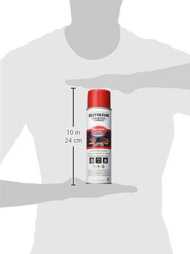 Rust-Oleum Corporation 203038 Marcando tinta spray, 17 onças, segurança vermelha