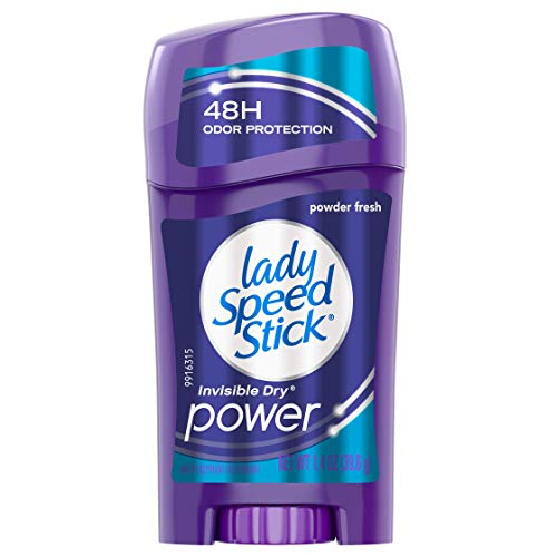 Lady Speed ​​Stick Power Antiperspirante, pó fresco, 1,4 onças