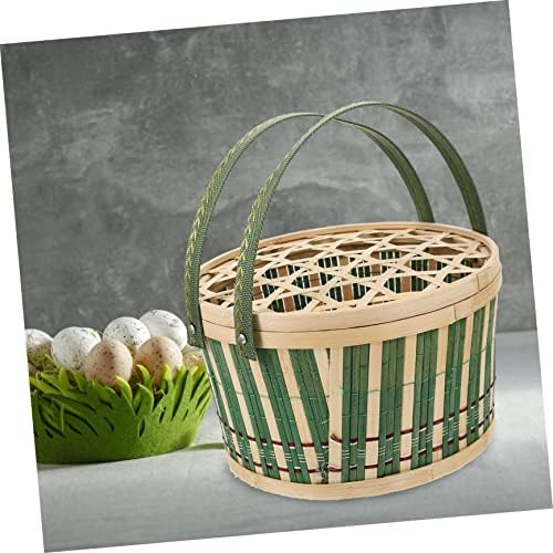 Cesto de jardim para decoração de frutas decoração de armazenamento de armazenamento cestas de cesta de ovos de páscoa