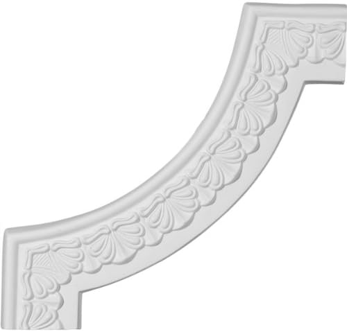 Ekena Millwork PML10X10AC ACANTHUS FOLLING PAINEL PAINEL Molding, 10 7/8 W x 10 7/8 H, preparado