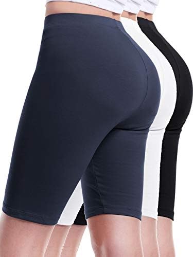 Design da Olivia Women Feminina Solid Cotton Solid Active Yoga Biker Shorts