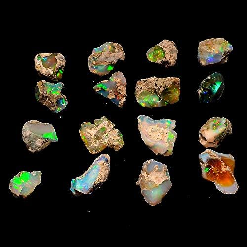 30gram Fire Play Opal Rough Gemstone | Pedra Opala Natural | Pedra -preciosa de cristal cru | Pedra preciosa etíope para jóias DIY