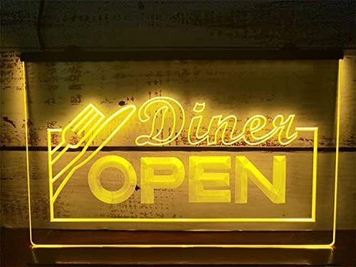 DVTEL Custom Diner Fnife Fork LED NEON SILH