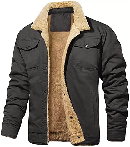 Jaqueta de inverno grossa masculino de comprimento médio casual com capuz casual grossa camisa de manga longa de manga