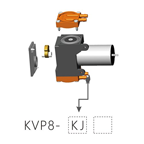 Kamoer KVP8 Mini bomba de vácuo 12V Motor sem escova Bomba de diafragma de alto fluxo 400L/H Pressão negativa de bom