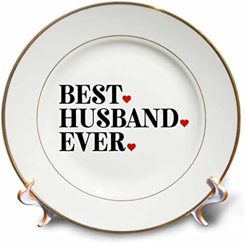 3drose Rosette - Citações dos namorados - Melhor marido de todos os tempos - pratos