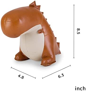 Zü NY, Zuny Series Bookend Tan para prateleiras, escritório decorativo- dinossauro Bobo