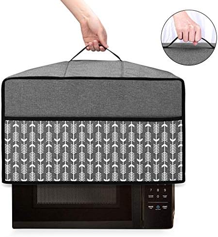 Yarwo Microwave forn Pow Tampa compatível com 0,7 cu. Forno de microondas ft, tampa de nylon para serviço pesado com alça e