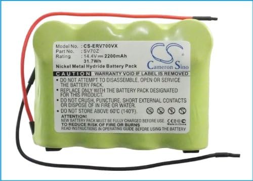 Bateria de substituição de Cameron Sino para Euro Pro Shark Sv70, Swark Sweeper SV70, SV70 PET D-SC-P, SV70Z, XB14726