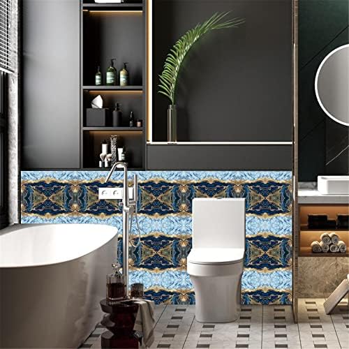 Ihtha Peel and Stick Kitchen Backsplash adesivos de azulejos auto -adesivos Decalques de parede retrô para casa de lavanderia de casa