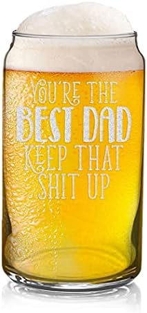 Veracco Você é o melhor pai, mantenha essa merda na cerveja Pint Funny Birthday Gifts Day para o pai avô padre