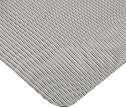 Rhino MATS ETT2472G Vinil com nervuras Easy Kleen Anti-fadiga tapete, 2 'largura x 6' comprimento x 1/2 de espessura,