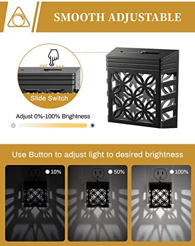 Luz noturna LED [4 pacote], Doresshop Plug in Night Lights, Night Lights Conecte -se à parede, entardecer para Dawn Sensor,