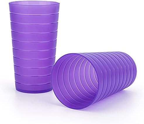 Kx-ware mista drinkwarware 22 onças de copos de plástico/copos de bebida/copos de festa/copos de chá gelados Conjunto de