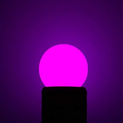 Iluminação lxcom lâmpada rosa lâmpada colorida lâmpada 10 pacote 1w bulbos globos g45 lâmpada colorida lâmpada colorida