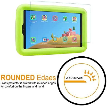 Supershieldz projetado para o Samsung Galaxy Tab A7 Lite Kids Edition Protetor de tela de vidro temperado, anti -scratch,