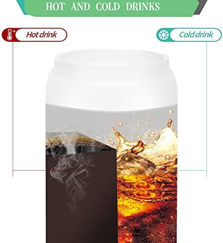 Youke Ola 20 pacote sublimação de vidro de cerveja latas de vidro fosco de vidro em branco com tampas de bambu Borossilicate