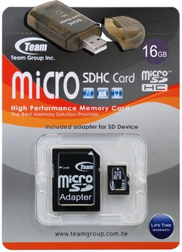 16 GB Turbo Speed ​​Class 6 Card de memória microSDHC para LG Cookie Pep Cookie Plus. O cartão de alta velocidade vem com um