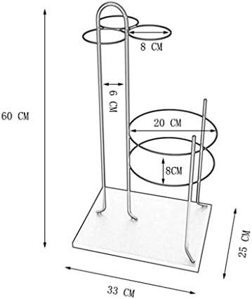 Walnuta Metal Umbrella Stand nórdico guarda -chuva de armazenamento Hotel Hotel Hotel Stand Frontfront Umbrella Stand (Cor: A, Tamanho