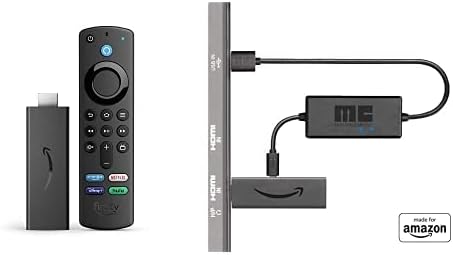 Fire TV Stick com Alexa Voice Remote Pacote. Inclui Fire TV Stick com Alexa Voice Remote, HD Streaming Device e feito para