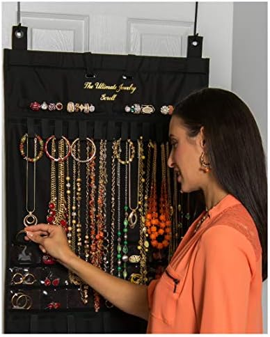 Donna Walsh - The Ultimate Jewelry Scroll - Organizador de armazenamento de jóias suspenso