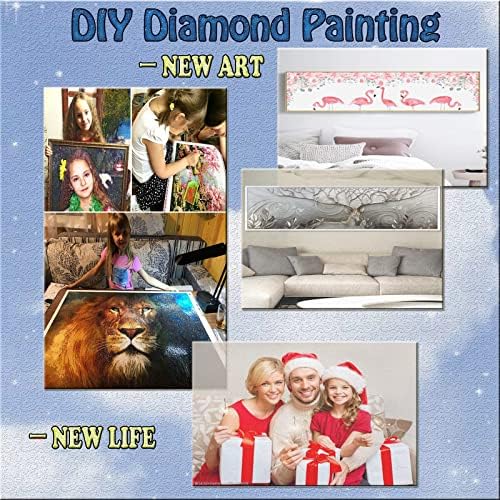 Kits de pintura de diamante para adultos, praia cenário de diamante arte infantil diy 5d tinta por números, broca completa